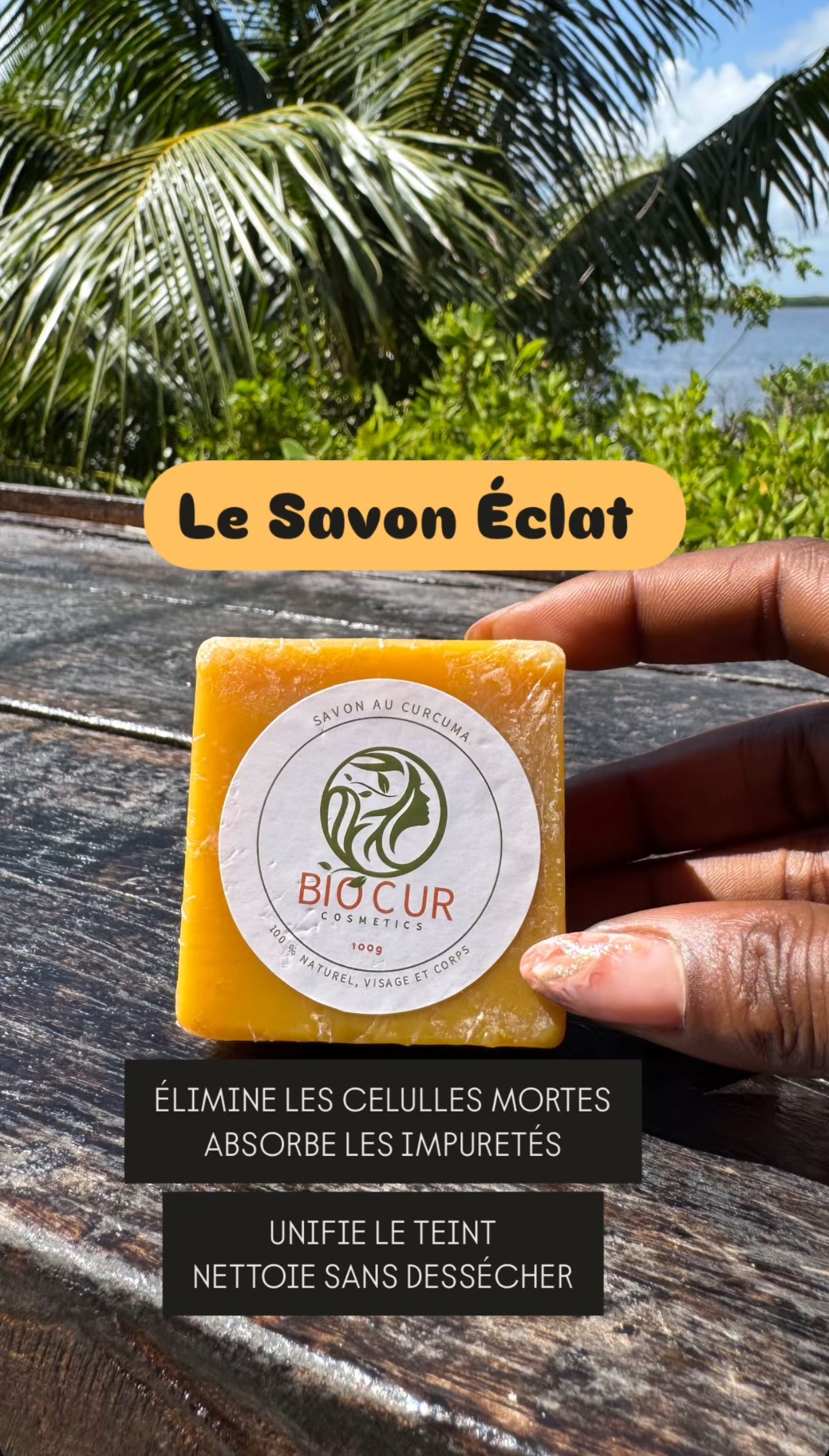 Savon au curcuma