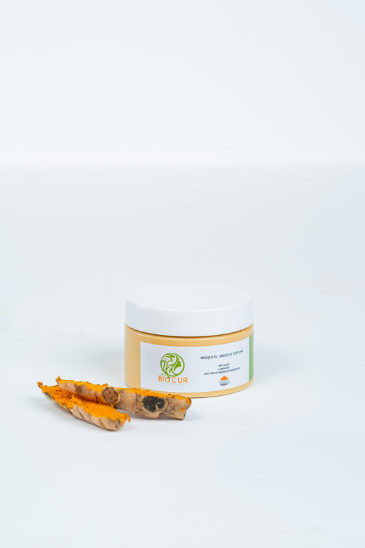 Masque a l’argile de Curcuma + 1 pinceau applicateur offert ✨